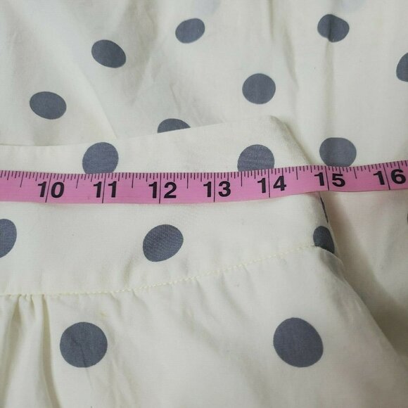 J. Crew Women's Size 2 Polka Dot Flared Skirt Lined - Picture 8 of 8